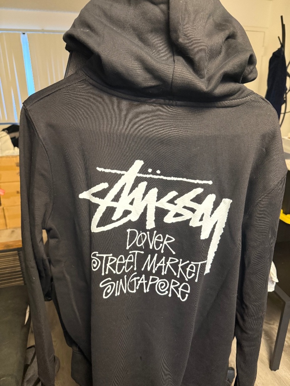 NWOT Stüssy DSM Singapore Black Graphic Crewneck Unisex Size S